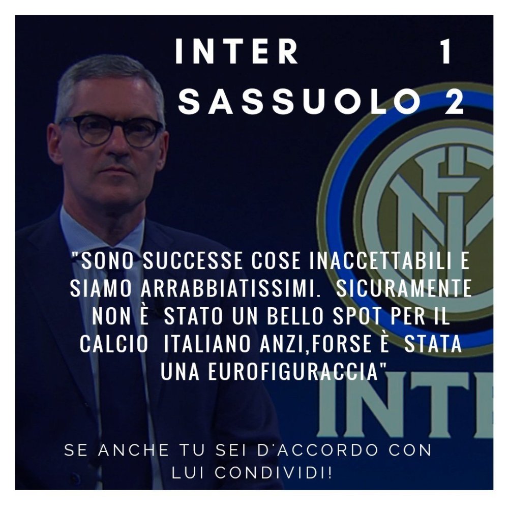 INTER Fuori dalla Champions 